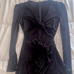 Cut out black jumpsuit